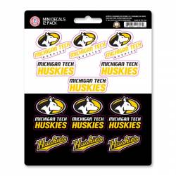 Michigan Technological University Huskies - Set Of 12 Sticker Sheet