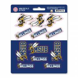 Montana State University Billings Yellowjackets - Set Of 12 Sticker Sheet