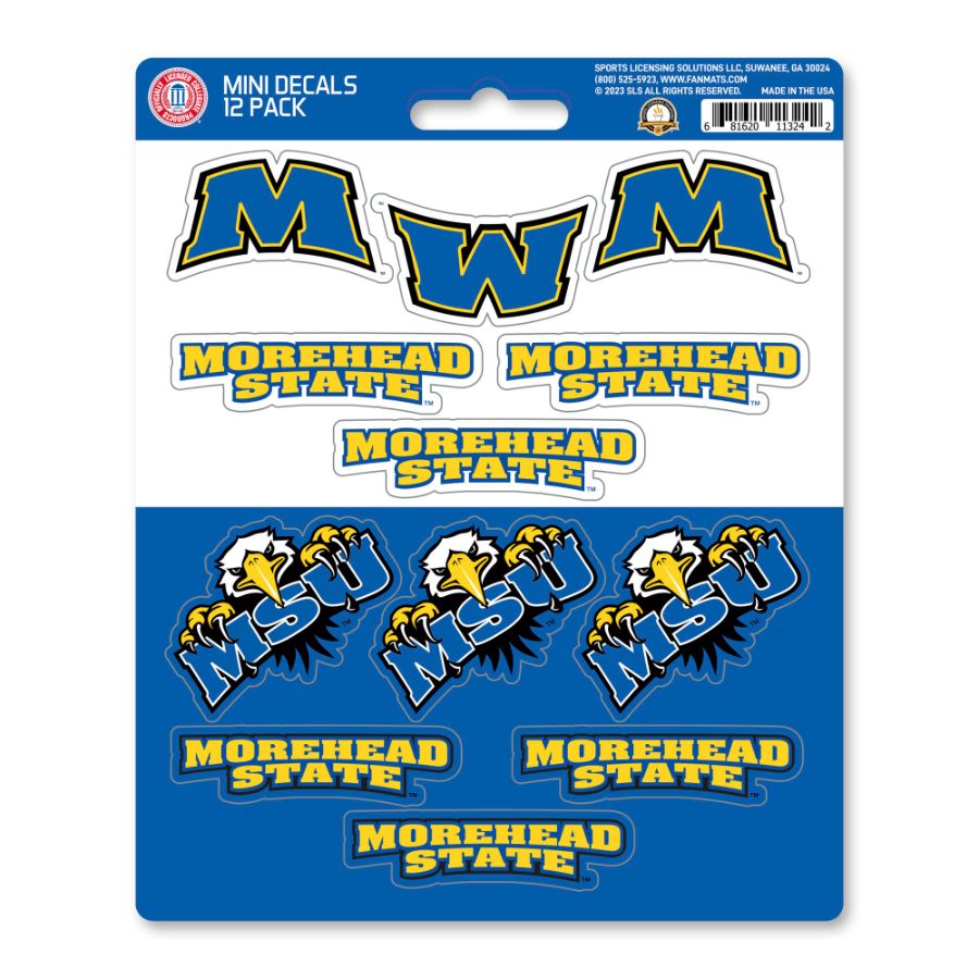 Morehead State University Eagles - Set Of 12 Sticker Sheet at Sticker ...