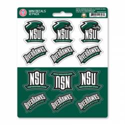 Northeastern State University RiverHawks - Set Of 12 Sticker Sheet