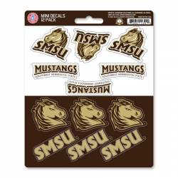 Southwest Minnesota State University Mustangs - Set Of 12 Sticker Sheet