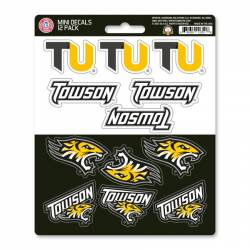 Towson University Tigers - Set Of 12 Sticker Sheet