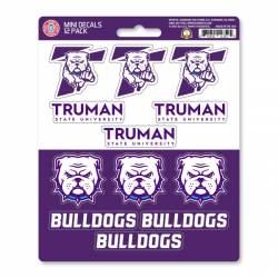 Truman State University Bulldogs - Set Of 12 Sticker Sheet