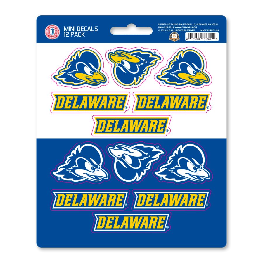 University Of Delaware Blue Hens - Set Of 12 Sticker Sheet at Sticker ...