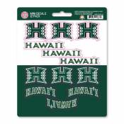 University Of Hawaii Warriors - Set Of 12 Sticker Sheet