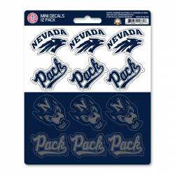 University Of Nevada-Reno Wolfpack - Set Of 12 Sticker Sheet