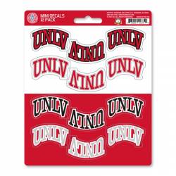 University of Nevada-Las Vegas UNLV Rebels - Set Of 12 Sticker Sheet