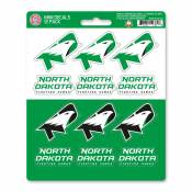 University Of North Dakota Fighting Hawks - Set Of 12 Sticker Sheet