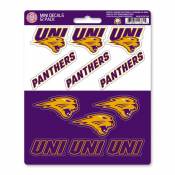 Northern Iowa University Panthers - Set Of 12 Sticker Sheet