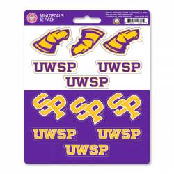 University Of Wisconsin-Stevens Point Pointers - Set Of 12 Sticker Sheet