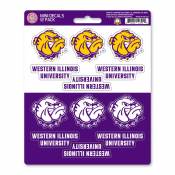 Western Illinois University Leathernecks - Set Of 12 Sticker Sheet