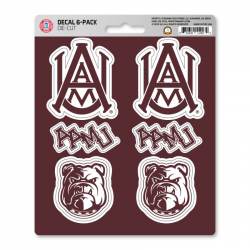 Alabama A&M University Bulldogs - Set Of 6 Sticker Sheet