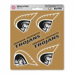 Anderson University Trojans - Set Of 6 Sticker Sheet