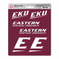 Eastern Kentucky University Colonels EKU - Set Of 6 Sticker Sheet
