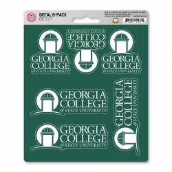 Georgia College & State University Bobcats - Set Of 6 Sticker Sheet