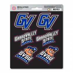 Grand Valley State University Lakers - Set Of 6 Sticker Sheet