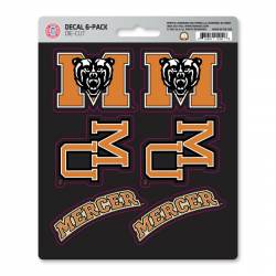 Mercer University Bears - Set Of 6 Sticker Sheet