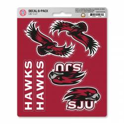 Saint Joseph's University Hawks - Set Of 6 Sticker Sheet