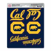 University Of California Golden Bears - Set Of 6 Sticker Sheet