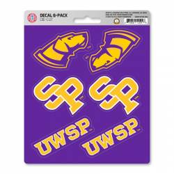 University Of Wisconsin-Stevens Point Pointers - Set Of 6 Sticker Sheet