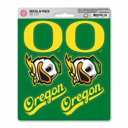 University Of Oregon Ducks - Set Of 6 Sticker Sheet