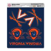 University Of Virginia Cavaliers - Set Of 6 Sticker Sheet