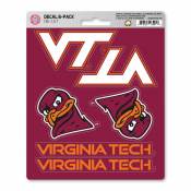 Virginia Tech Hokies - Set Of 6 Sticker Sheet