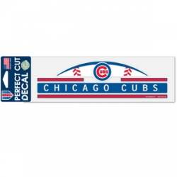 Chicago Cubs - 3x10 Die Cut Decal