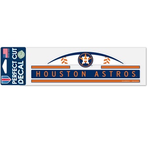 Houston Astros Decal 10in x 3in