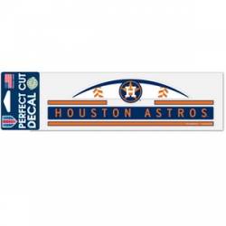 Houston Astros - 3x10 Die Cut Decal