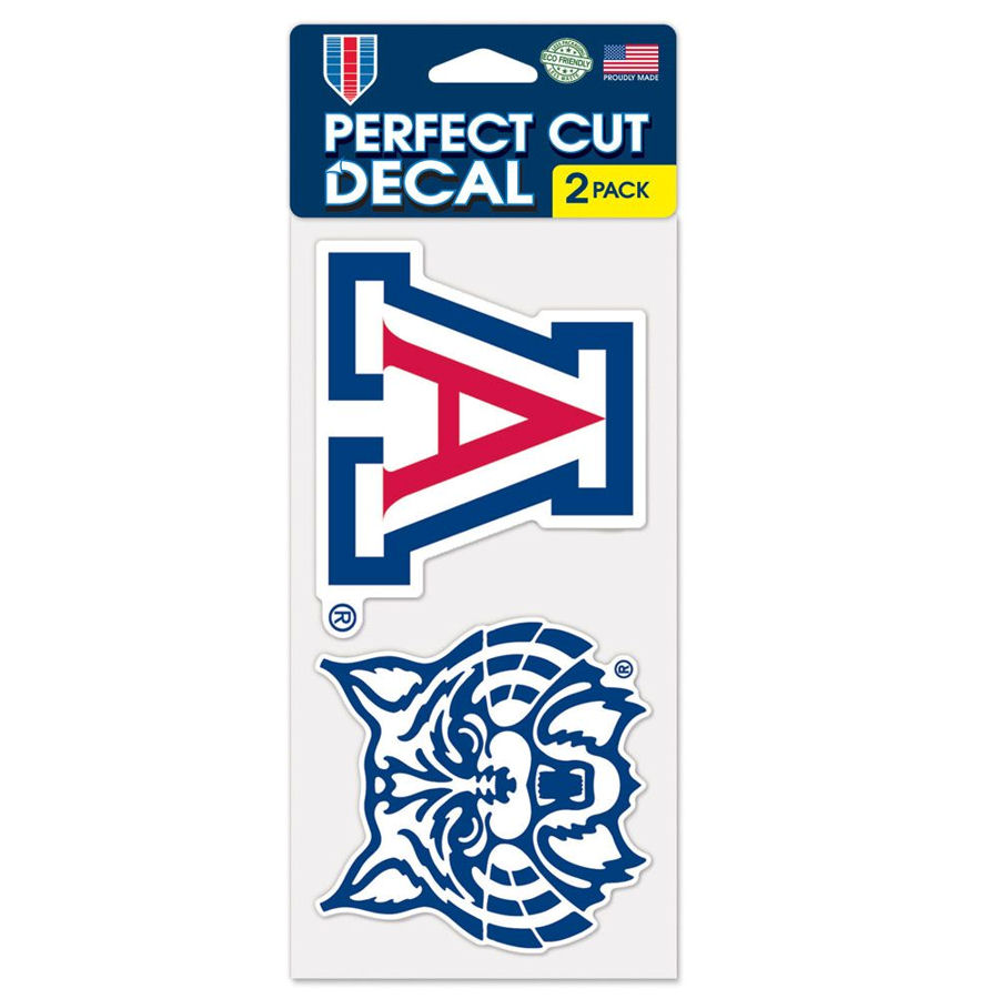 University Of Arizona Wildcats - Set of Two 4x4 Die Cut Decals at ...