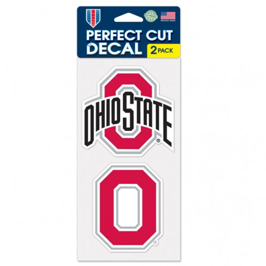 Ohio State University Buckeyes - Set of Two 4x4 Die Cut Decals at ...