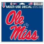 University Of Mississippi Ole Miss Rebels - 4.5x5.75 Die Cut Multi Use Ultra Decal