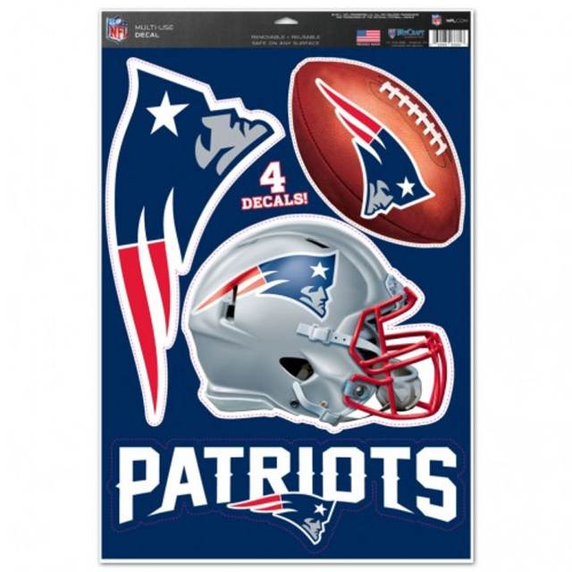 New England Patriots Helmet - Sticker at Sticker Shoppe