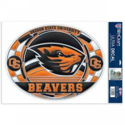 Oregon State University Beavers - Stained Glass 11x17 Ultra Decal