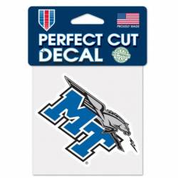 Middle Tennessee State University Blue Raiders - 4x4 Die Cut Decal