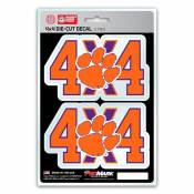 Clemson University Tigers 4x4 Off Road - Set of 2 Sticker Sheet