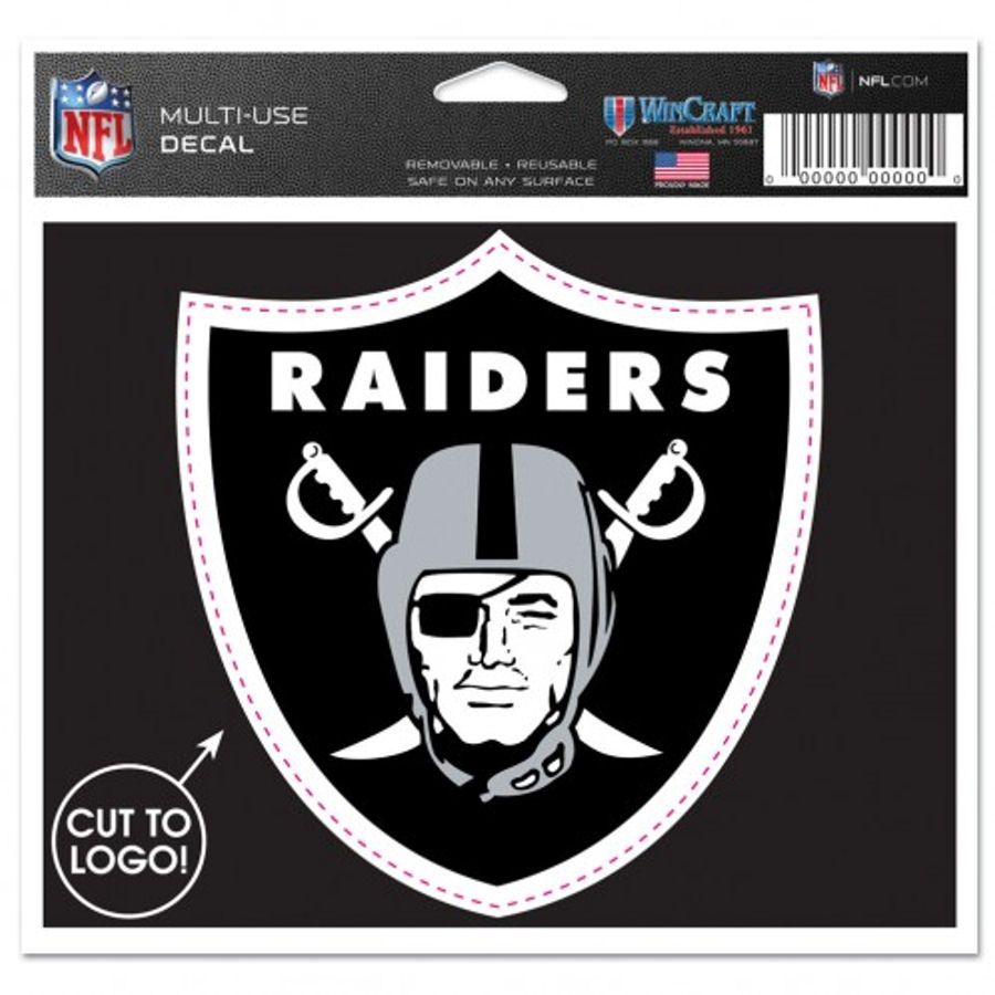 Las Vegas Raiders - 4.5x5.75 Die Cut Ultra Decal at Sticker Shoppe