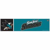 San Jose Sharks - 3x12 Bumper Sticker Strip