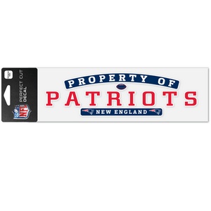 New England Patriots Logo Decal Set of 4 by 3 in each Die Cu - Inspire  Uplift