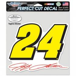 Jeff Gordon #24 - 8x8 Full Color Die Cut Decal