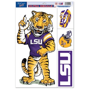 LSU Decal Tigers Baseball 4