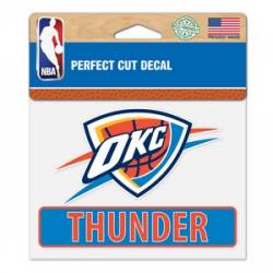 Oklahoma City Thunder - 4x5 Die Cut Decal