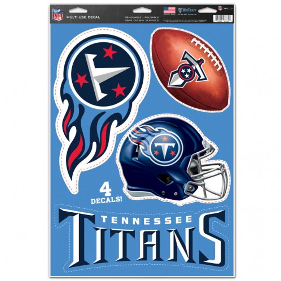 Tennessee Titans - Set of 4 Ultra Decals at Sticker Shoppe