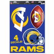 Los Angeles Rams 2020 Logo - Set Of 4 Ultra Decals