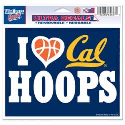 Love University Of California Golden Bears Hoops - 5x6 Ultra Decal