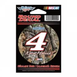 Kevin Harvick #4 Camouflage - 3x3 Round Vinyl Sticker