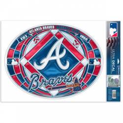 Atlanta Braves - Stained Glass 11x17 Ultra Decal