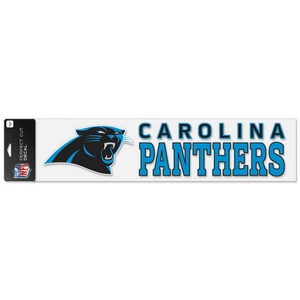 Carolina Panthers - 4x16 Die Cut Decal at Sticker Shoppe