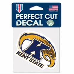 Kent State University Golden Flashes - 4x4 Die Cut Decal